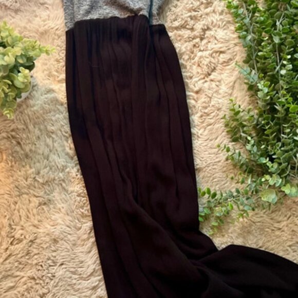 LOFT Outlet Maxi Dress – XS/S, Heather Gray & Black - Picture 3 of 3
